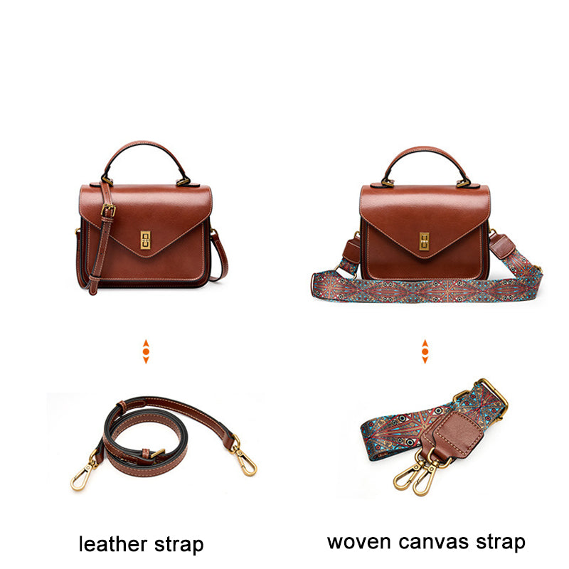 Vegetable Tanned Leather Handbags for Women