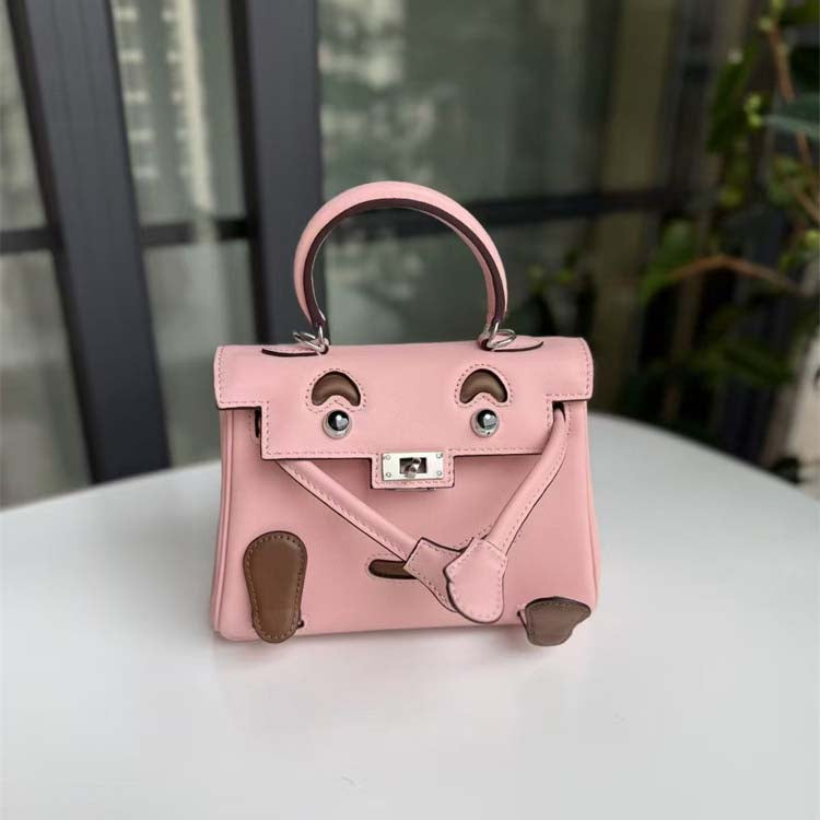 Inspired Kelli Doll Bag Genuine Leather Mini Crossbody Millennium Style Handbag