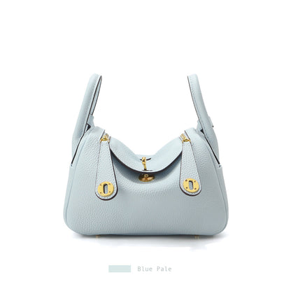 Inspired Lindi Bag Gold Hardware | Genuine Togo Leather Shoulder Bag