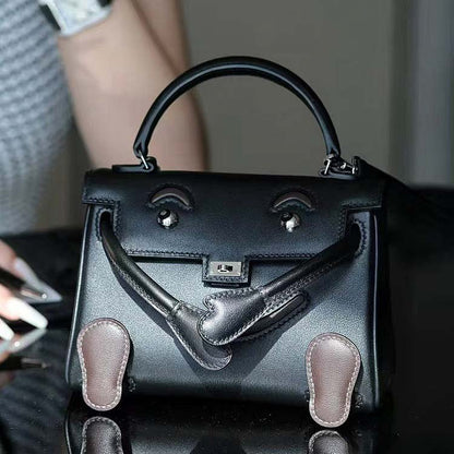 Inspired Kelli Doll Bag Genuine Leather Mini Crossbody Millennium Style Handbag