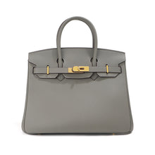 Load image into Gallery viewer, Inspired Mini Berkin 20 Handbag Top Grain Leather Purse Golden Hardware
