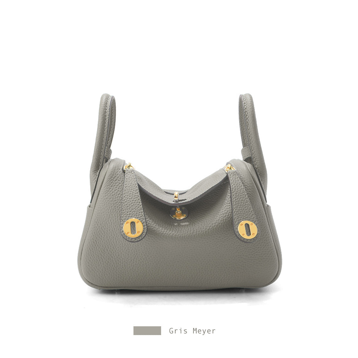 Inspired Lindi Bag Gold Hardware | Genuine Togo Leather Shoulder Bag