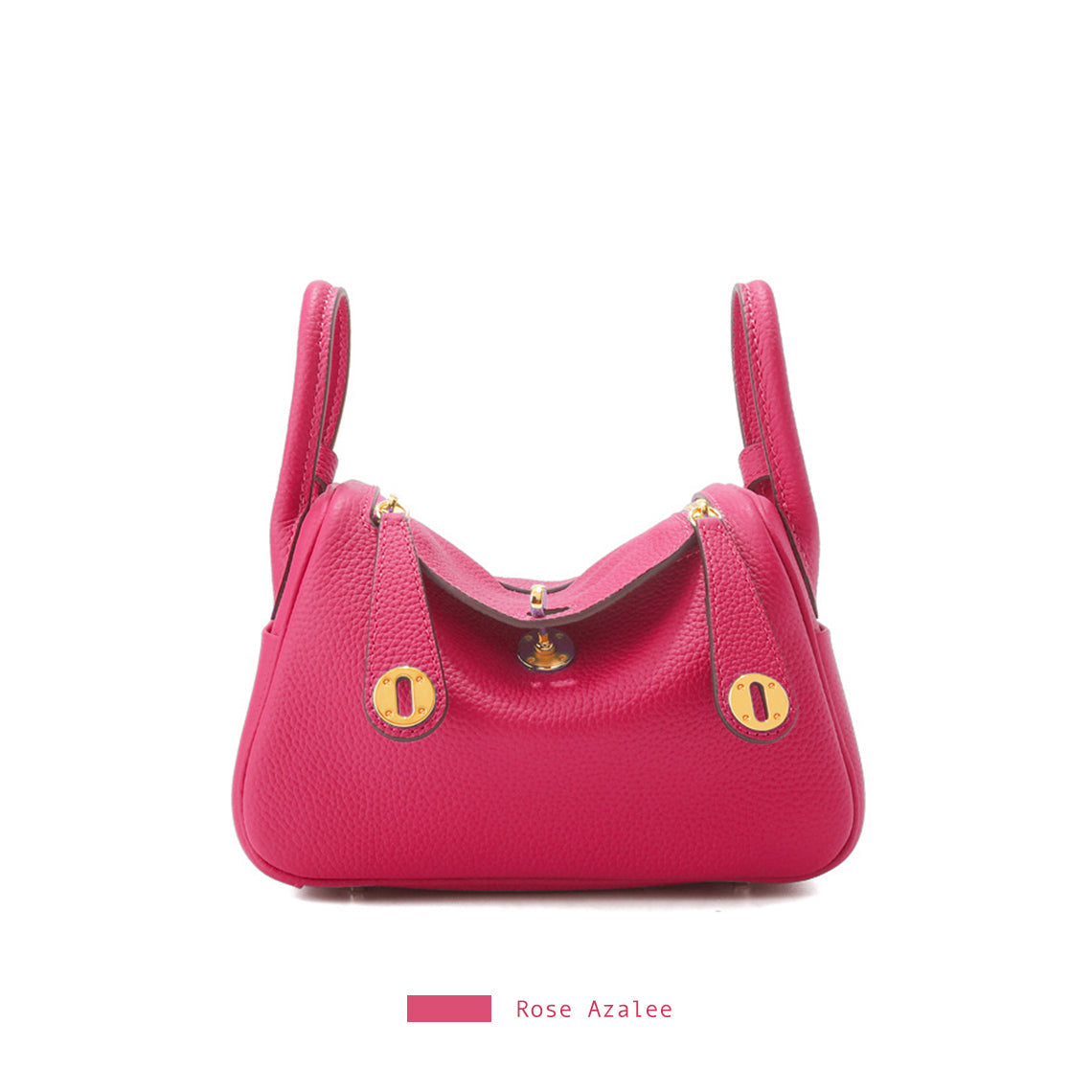 Inspired Lindi Bag Gold Hardware | Genuine Togo Leather Shoulder Bag
