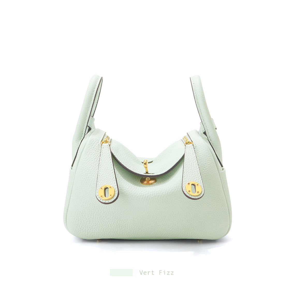 Inspired Lindi Bag Gold Hardware | Genuine Togo Leather Shoulder Bag