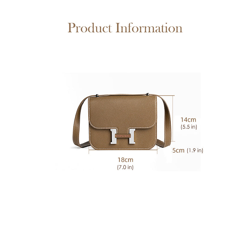 HANDSEWGIFT Leather Square Tofu Crossbody Konstance Bag DIY Kit
