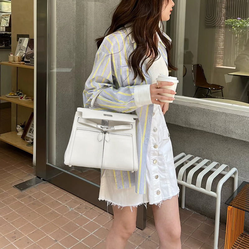 Swift Leather Lakis Bag Woman Handbag