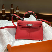 Load image into Gallery viewer, Top Grain Leather Inspired Mini Kelli 19, 22 Handbag New Colors
