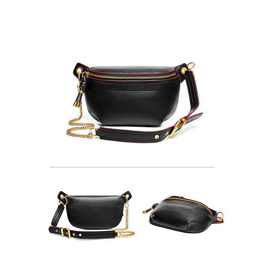 Leather Fanny Pack for Women Sling Bag Belt Bag
