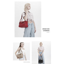 Load image into Gallery viewer, Top Grain Leather Inspired Lindy Bag Silver Hardware
