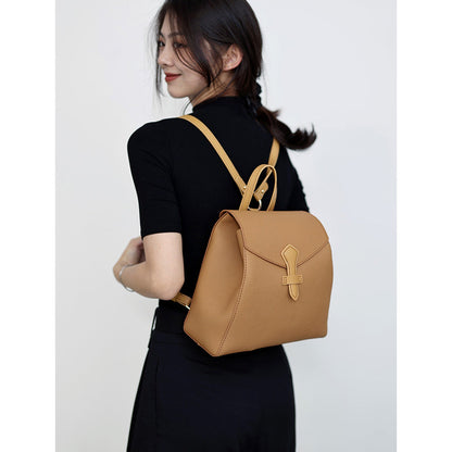 Top Grain Leather Women Backpack