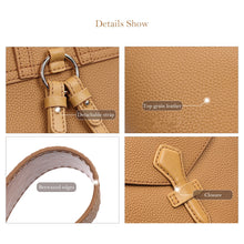 Load image into Gallery viewer, HANDSEWGIFT Top Grain Leather Women Tote Backpack DIY Kit
