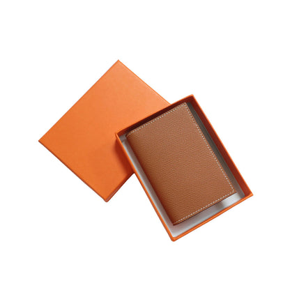 Leather Bifold Small Card Wallet