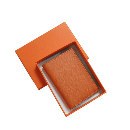 Leather Bifold Small Card Wallet