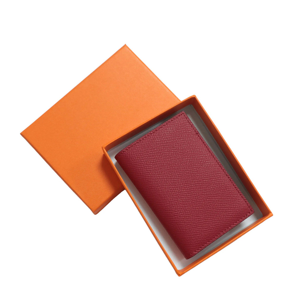 Leather Bifold Small Card Wallet