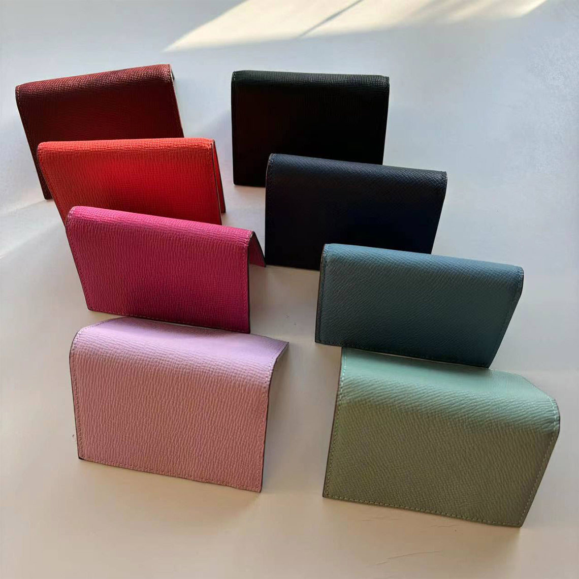 Leather Bifold Small Card Wallet