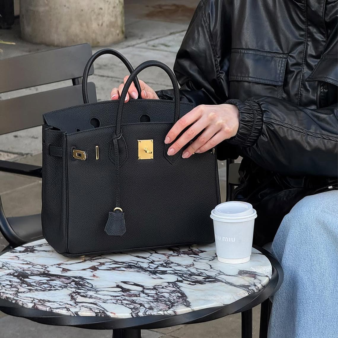 Top Grain Genuine Leather Handbag | Designer Bag Crossbody Bag