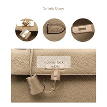Load image into Gallery viewer, Top Grain Leather X-large 40cm Inspired Birk Handbag | Automatic 20% OFF at Checkout
