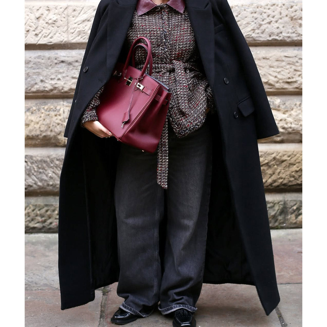 Top Grain Leather X-large 40cm Inspired Birk Handbag | Automatic 20% OFF at Checkout