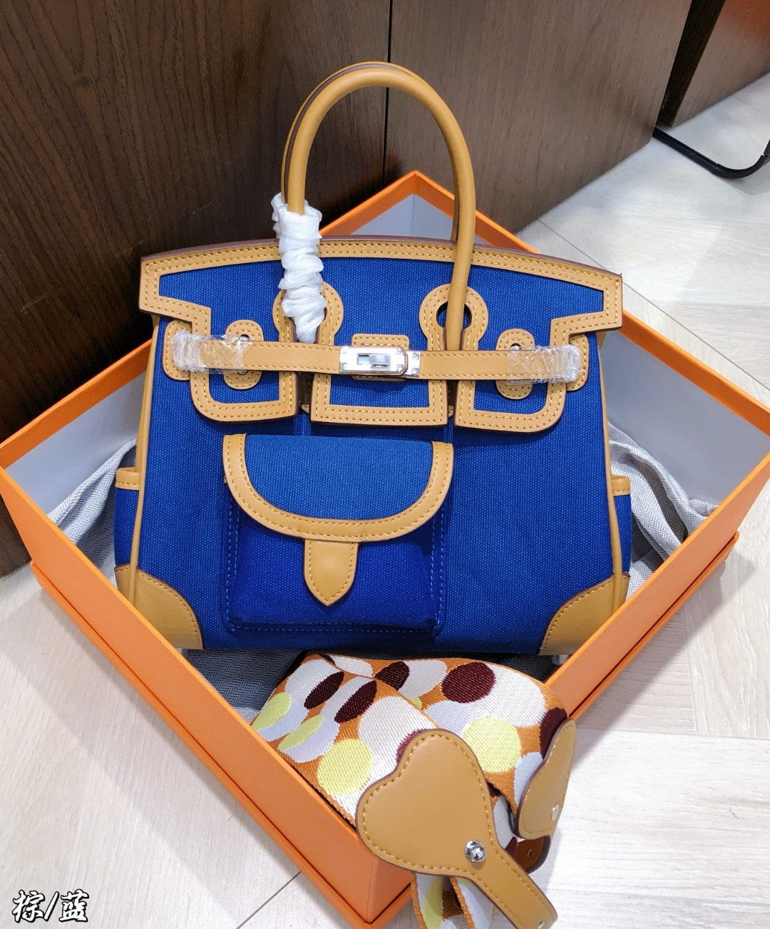 Inspired Berkin Cargo Bag Canvas Swift Leather Handbags 25cm 30cm | Automatic 15% OFF at Checkout