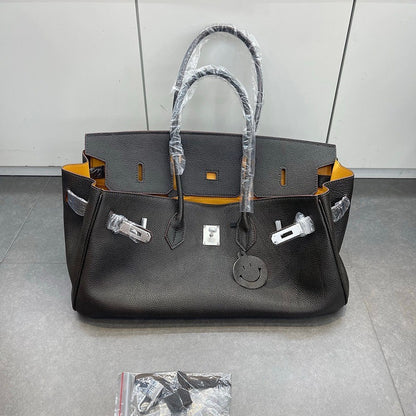 Inspired JPG Shoulder Bag 40cm | Soft Togo Leather Long Handle Bag