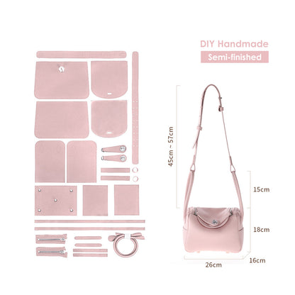 HANDSEWGIFT Top Grain Leather Lindi Inspired Handbag DIY Kit