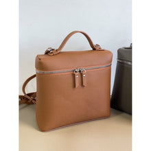 Load image into Gallery viewer, HANDSEWGIFT Top Grain Leather Inspired LP Backpack DIY Kits
