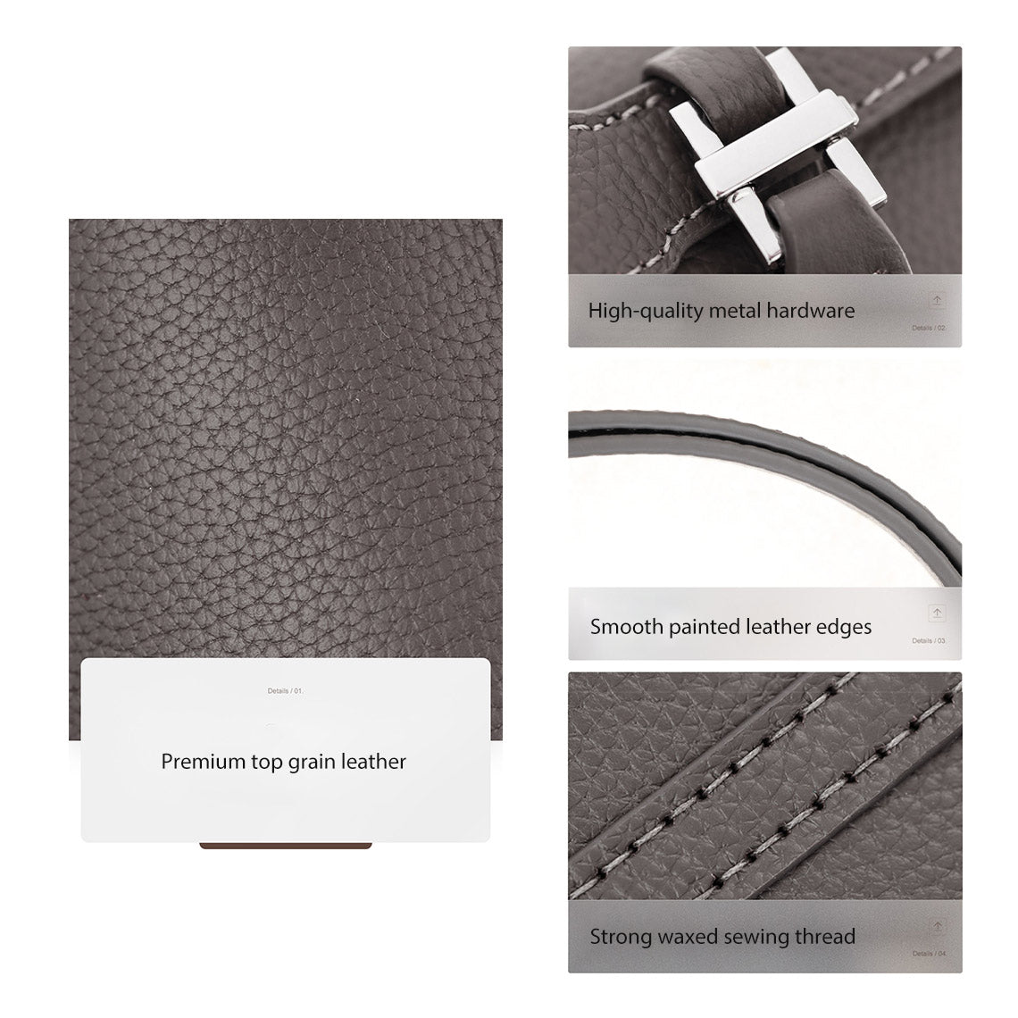 HANDSEWGIFT Top Grain Leather Inspired LP Backpack DIY Kits