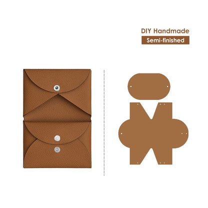 HANDSEWGIFT Epsom Leather Inspired Calvi Duo Card Holder DIY Kits