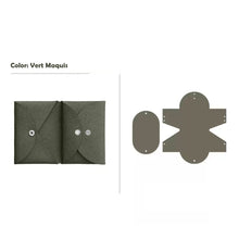 Load image into Gallery viewer, HANDSEWGIFT Epsom Leather Inspired Calvi Duo Card Holder DIY Kits
