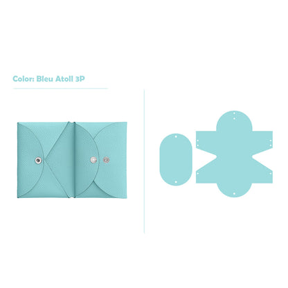 HANDSEWGIFT Epsom Leather Inspired Calvi Duo Card Holder DIY Kits