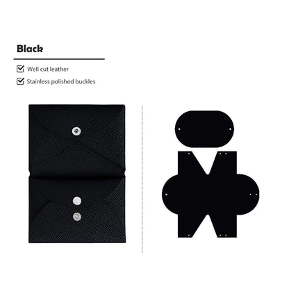 HANDSEWGIFT Epsom Leather Inspired Calvi Duo Card Holder DIY Kits