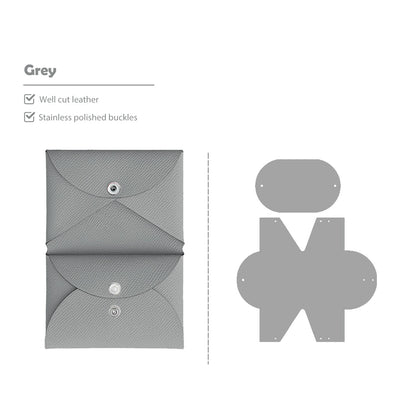 HANDSEWGIFT Epsom Leather Inspired Calvi Duo Card Holder DIY Kits