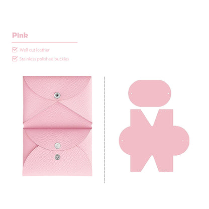 HANDSEWGIFT Epsom Leather Inspired Calvi Duo Card Holder DIY Kits