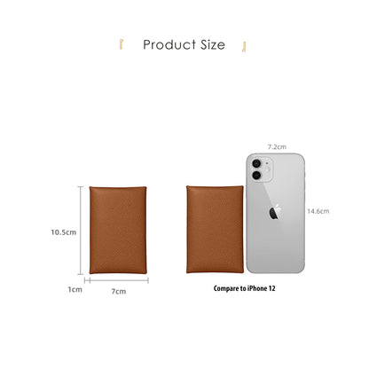 HANDSEWGIFT Epsom Leather Inspired Calvi Duo Card Holder DIY Kits