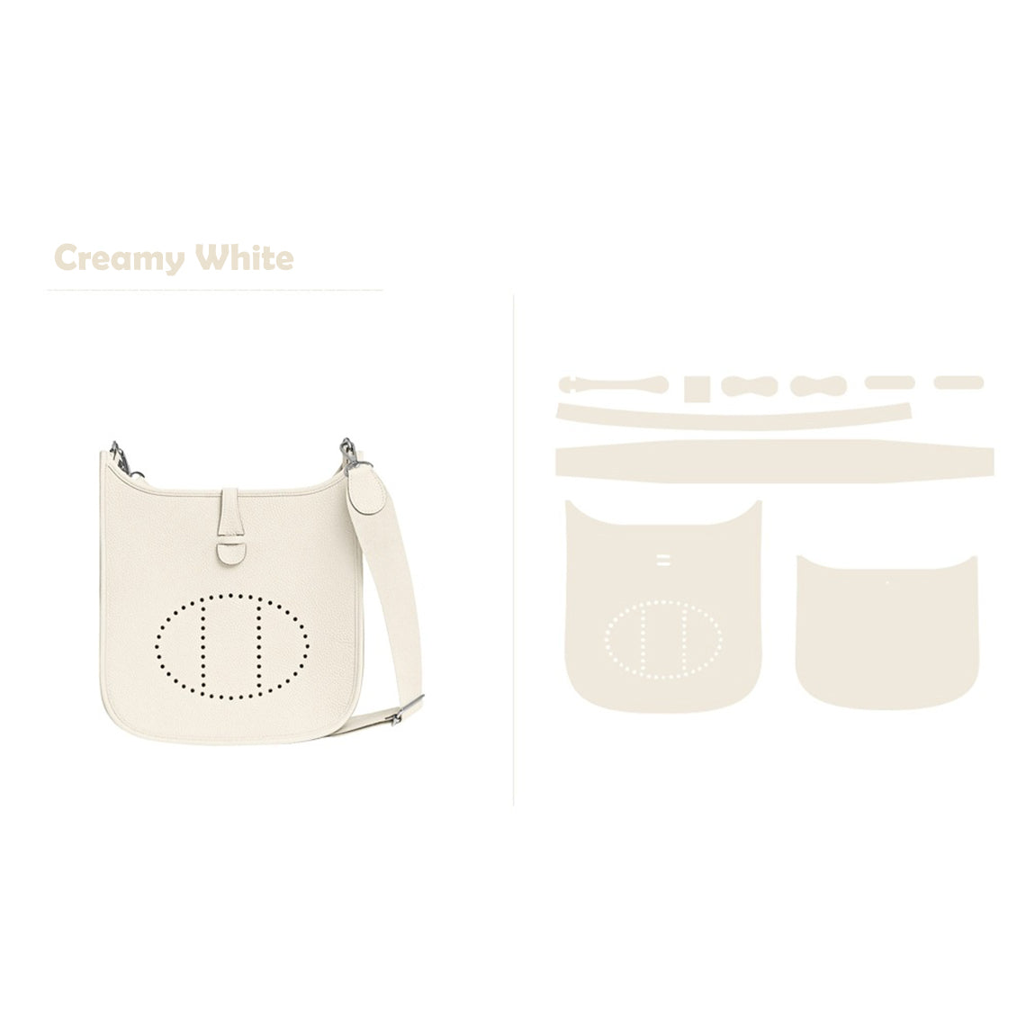 HANDSEWGIFT Full Grain Leather Inspired Eveline 29 Bag DIY Kits | Presale