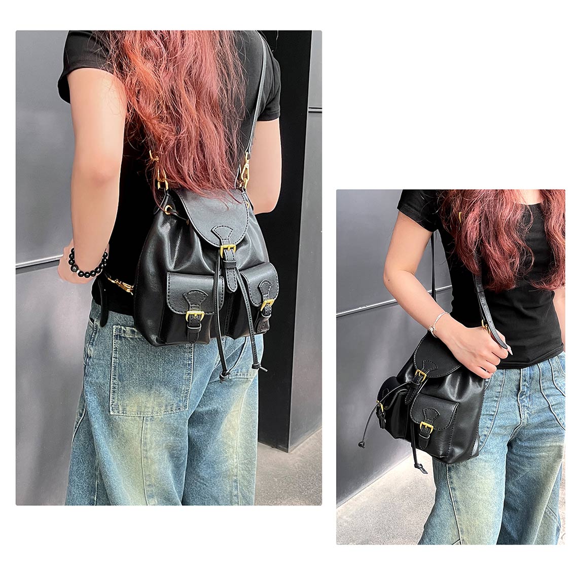 Women Versatile Handmade Backpack Shoulder Bag - POPSEWING®