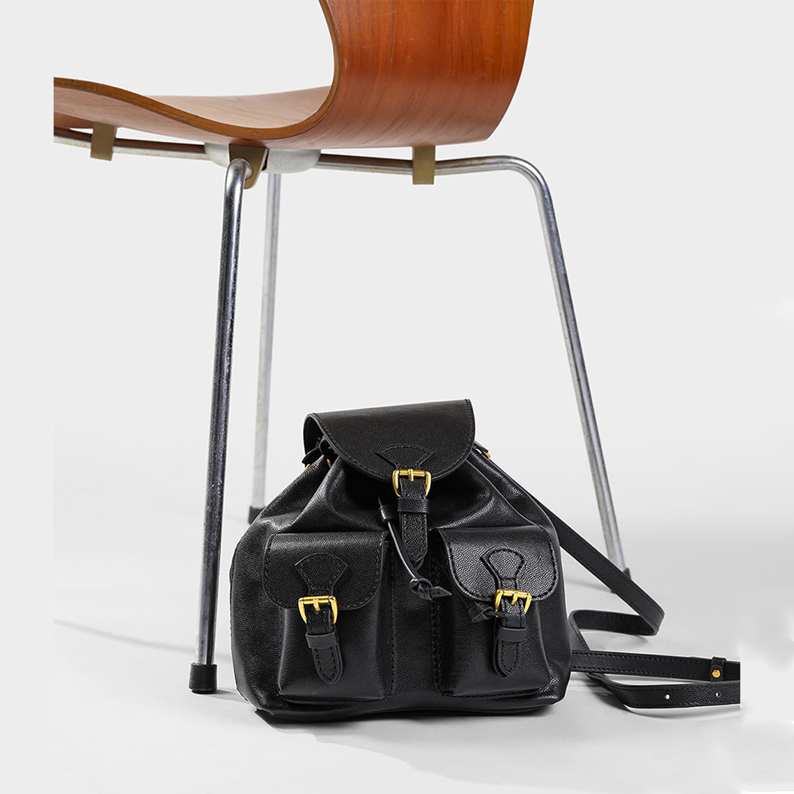 Small Handmade Leather Backpack for Women | DIY Christmas Gift Ideas