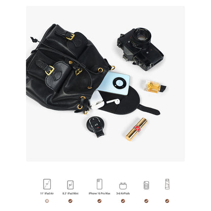 DIY Handmade Leather Backpack with Roomy Interior | Bag for Travel