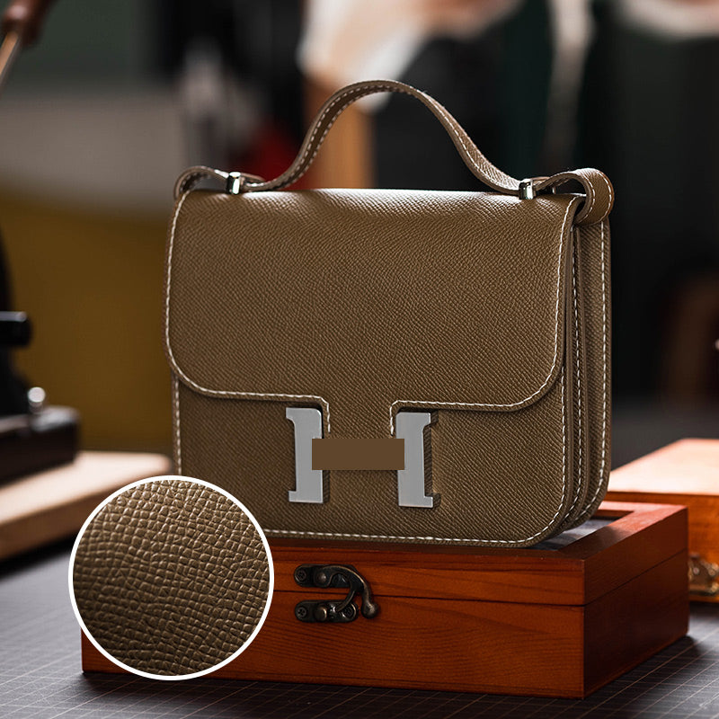 HANDSEWGIFT Leather Square Tofu Crossbody Konstance Bag DIY Kit