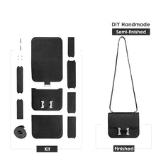 Load image into Gallery viewer, HANDSEWGIFT Leather Square Tofu Crossbody Konstance Bag DIY Kit
