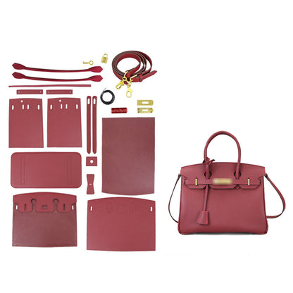 HANDSEWGIFT Top Grain Leather New Platinum Bag DIY Kit