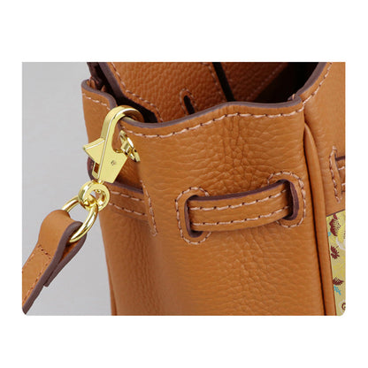 HANDSEWGIFT Top Grain Leather Dustbag Recycle Platinum Bag DIY Kit