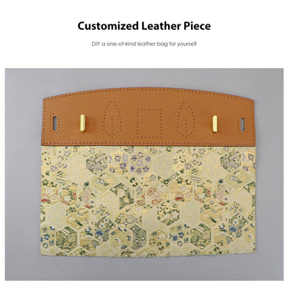 HANDSEWGIFT Top Grain Leather Dustbag Recycle Platinum Bag DIY Kit