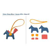 Load image into Gallery viewer, HANDSEWGIFT Sheep Leather Color Horse Purse Charm DIY Kit
