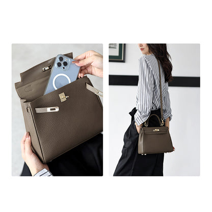 HANDSEWGIFT Top Grain Leather New Kelli Bag DIY Kit