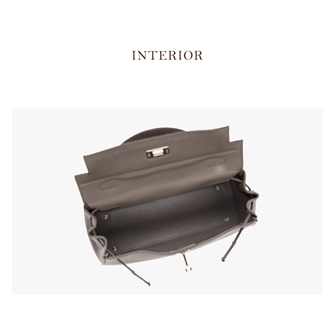 HANDSEWGIFT Top Grain Leather New Kelli Bag DIY Kit