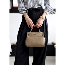 Load image into Gallery viewer, Genuine Leather Classic Handbag for Women | DIY Handmade Bags - POPSEWING®
