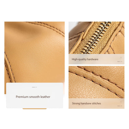HANDSEWGIFT Leather Croissant Shoulder Bag DIY Kit