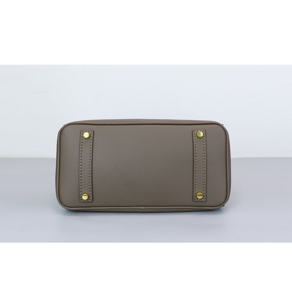 HANDSEWGIFT Top Grain Leather Bi-color Platinum Bag DIY Kit