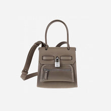 Load image into Gallery viewer, Inspired Taupe Mini Herbag | DIY Leather Kit to Make Your Luxury Bags - POPSEWING®
